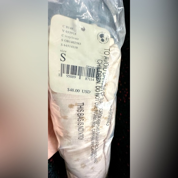 ‼️RARE‼️🎸FREE PEOPLE🎸🔥NWT🔥Billie Ditsy Floral Printed Long Sleeve Top in Ivory—S - Picture 11 of 13